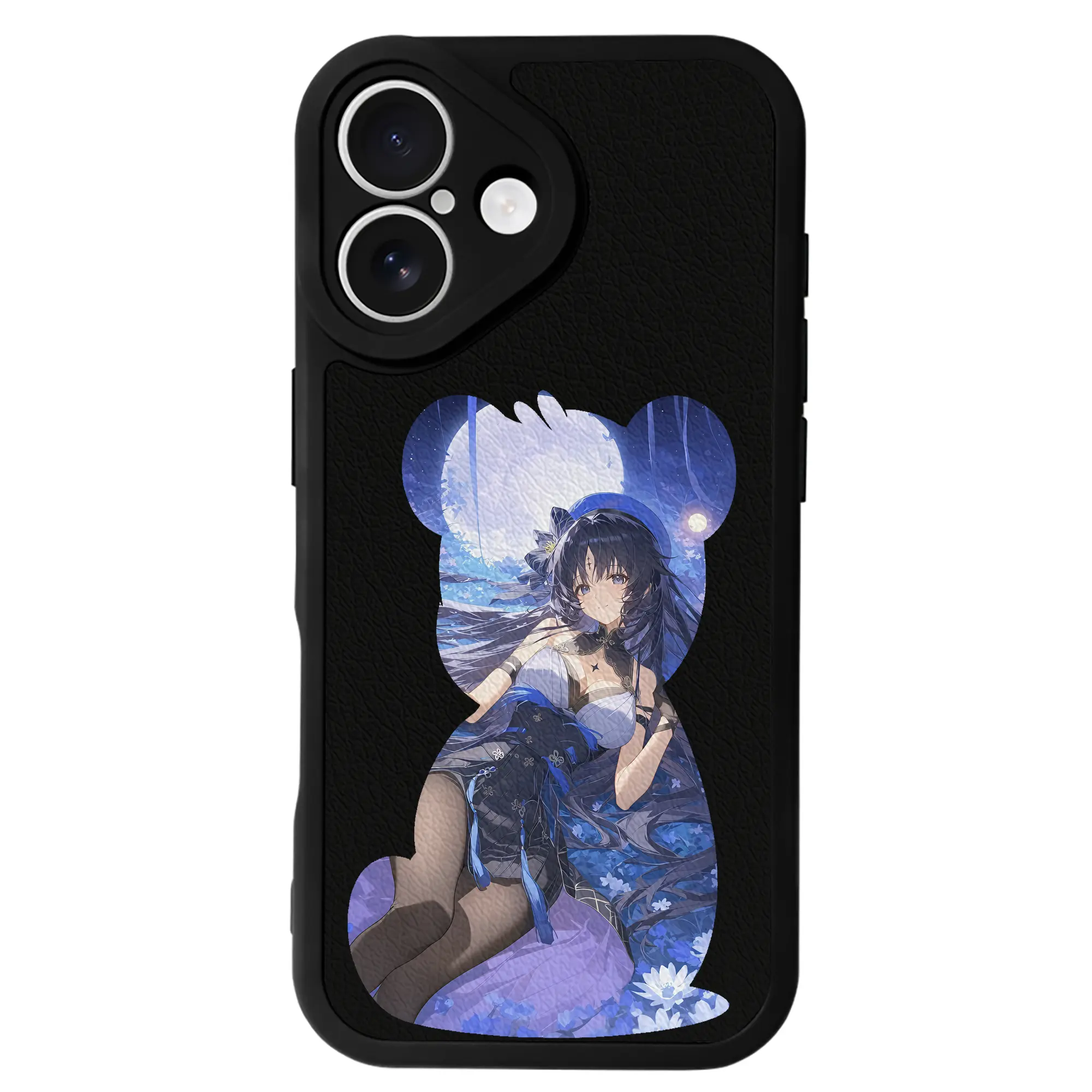 鳴潮 グッズ ヤンヤン - IPhone 16シリーズ対応 ・ シリコンスマホケース ・ レザー調 ・ 高精度フィット ・ 耐衝撃 ・ ワイヤレス充電対応 ・ 精密カット